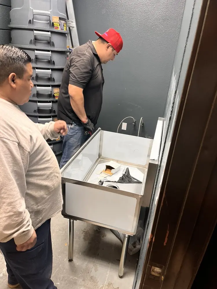 Commercial plumbing and sink installation in Stotts Crossroads